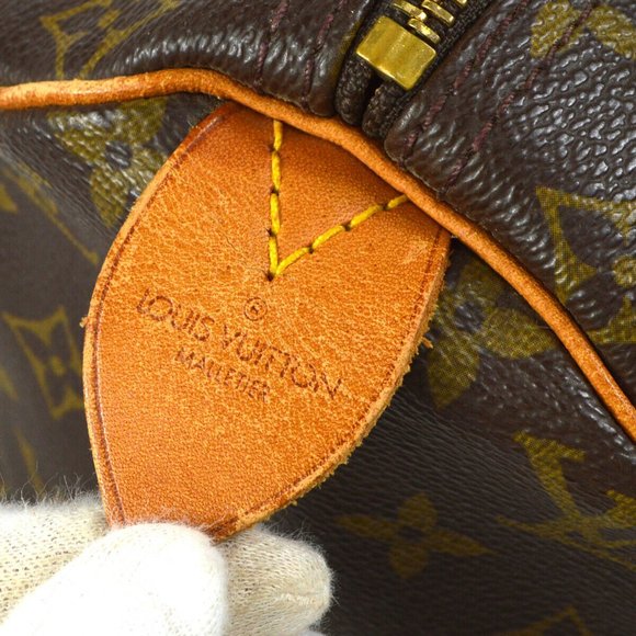 LOUIS VUITTON SPEEDY 40 HAND BAG PURSE MONOGRAM CANVAS - Picture 5 of 12